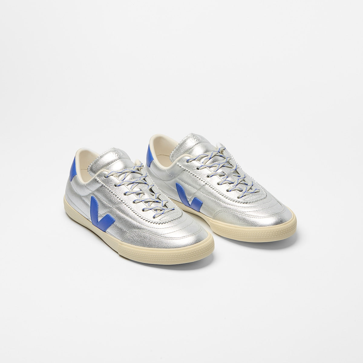 VEJA Panenka Leather Silver Paros - Image 3