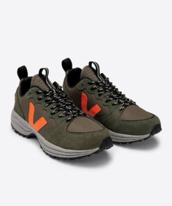 Alternative view of VEJA Venturi Ripstop Kaki Neon Orange