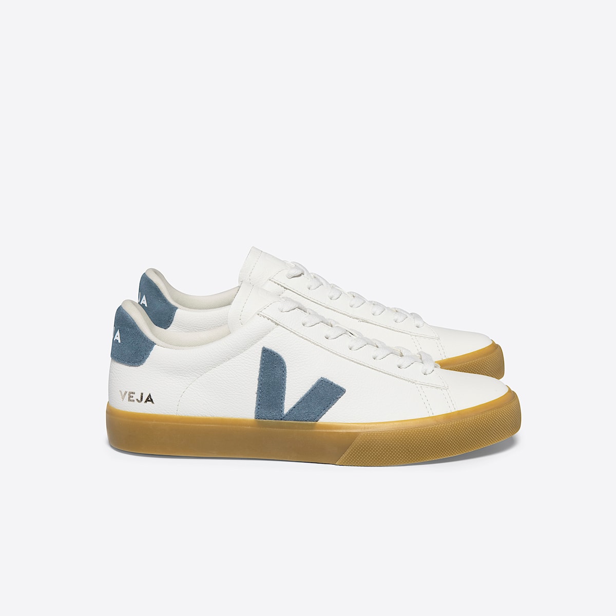 VEJA Campo Leather White Nautico