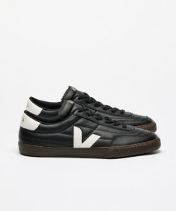 VEJA Panenka Leather Black White
