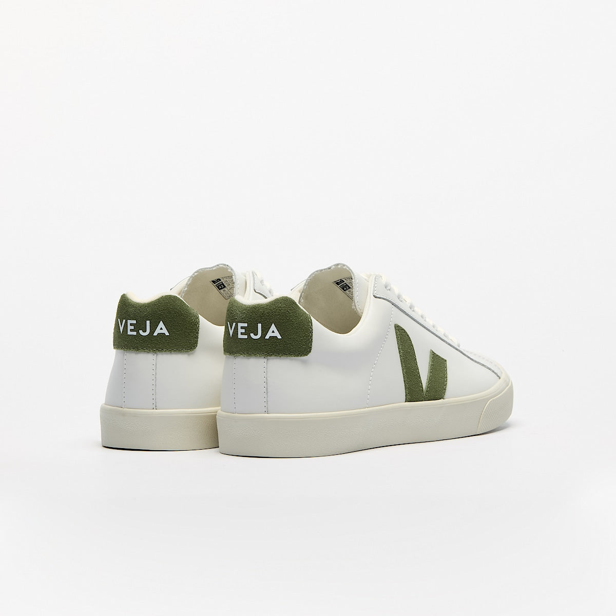 VEJA Esplar Leather White Kiwi - Image 4