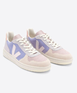 Alternative view of VEJA V-10 Suede Multico Lavande