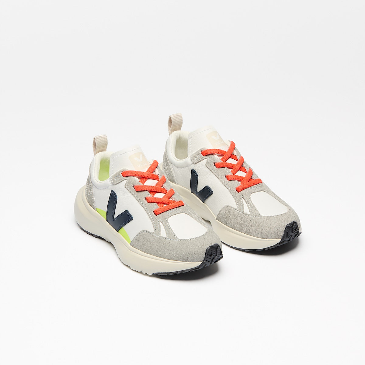 VEJA Canary Elastic Laces Leather White Nautico - Image 2