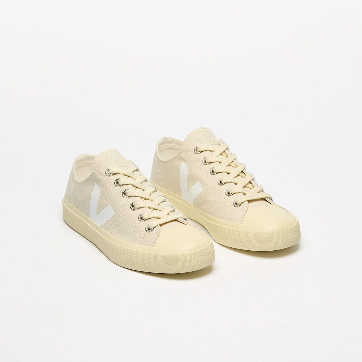 VEJA Wata Ii Low Canvas Pierre White - Image 2