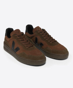 Alternative view of VEJA V-90 Suede Walnut Black