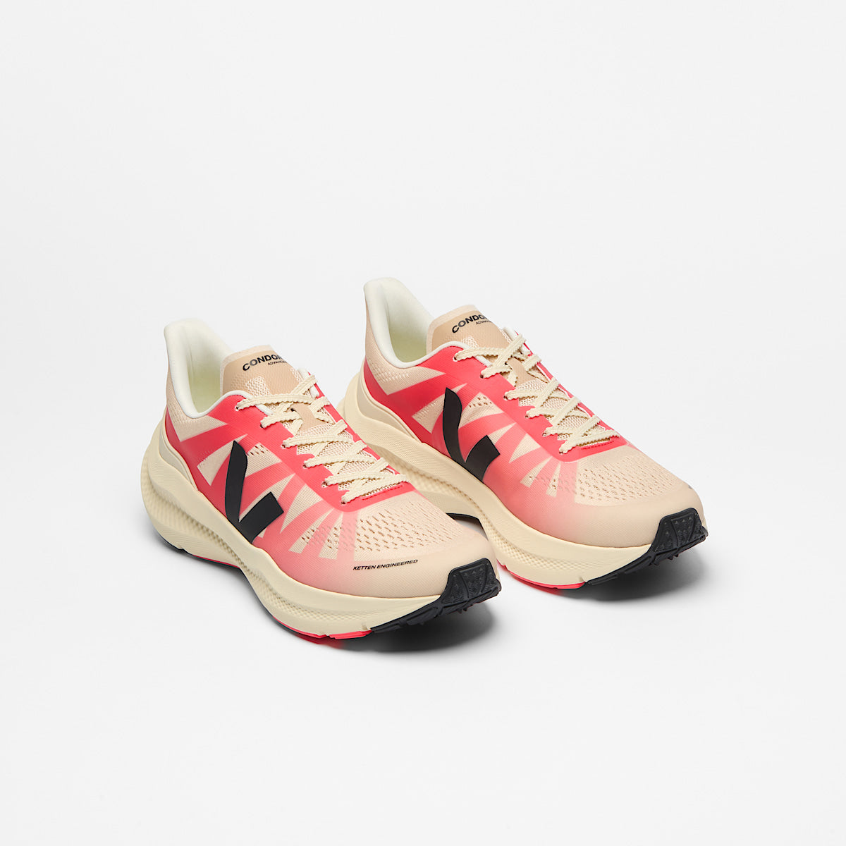 VEJA Condor 3 Advanced Engineered-Mesh Rose Gradient Calcaire - Image 3