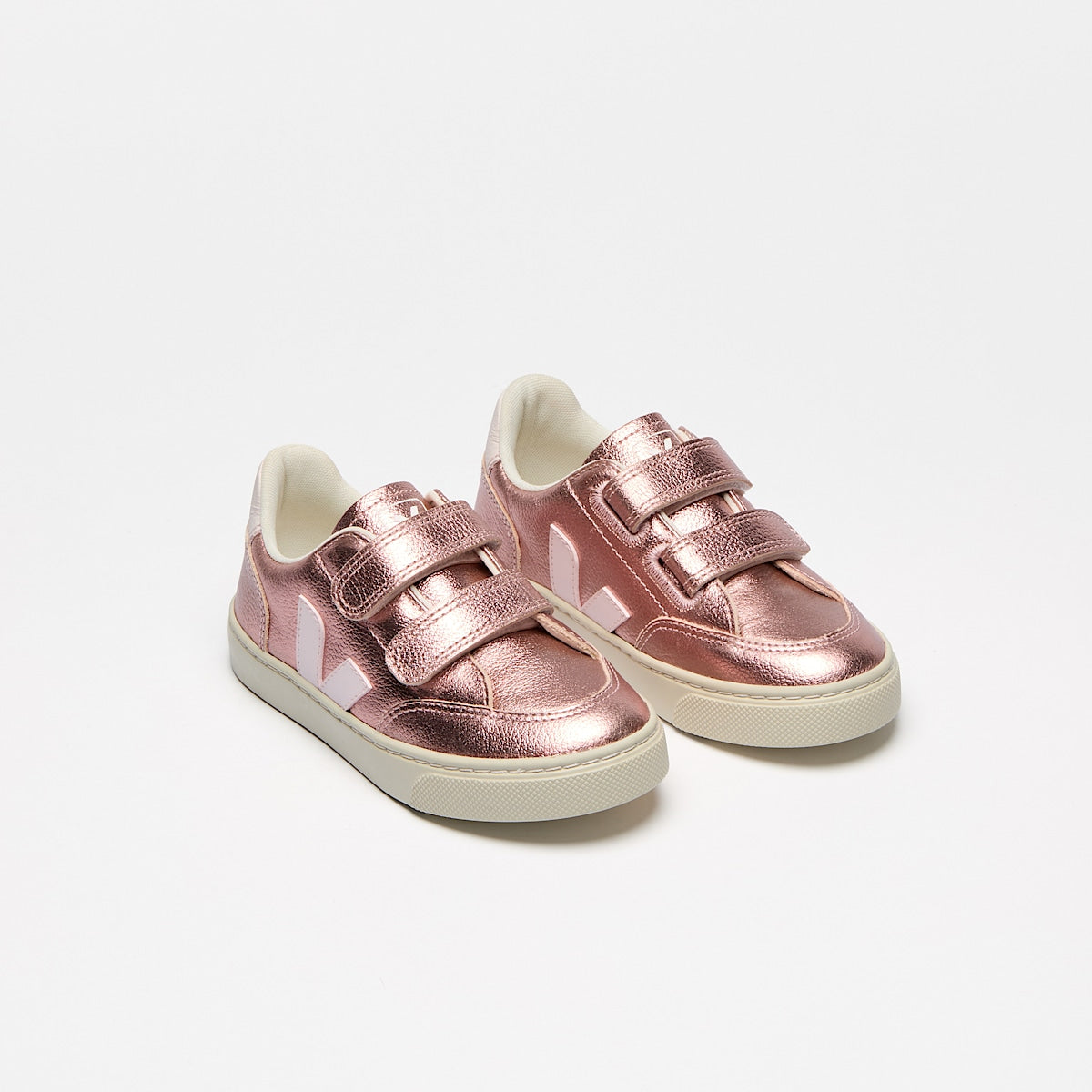 VEJA V-12 Leather Nacre Lassi - Image 2