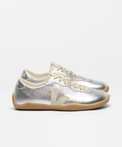 VEJA Jitsu Leather Silver Pierre Natural