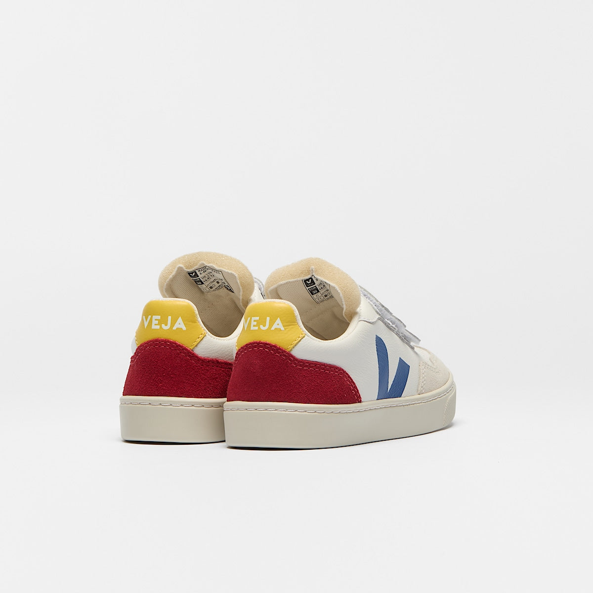 VEJA V-90 Leather White Indigo Pepper - Image 3