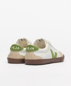 Alternative view of VEJA Volley Leather White Kiwi Bark