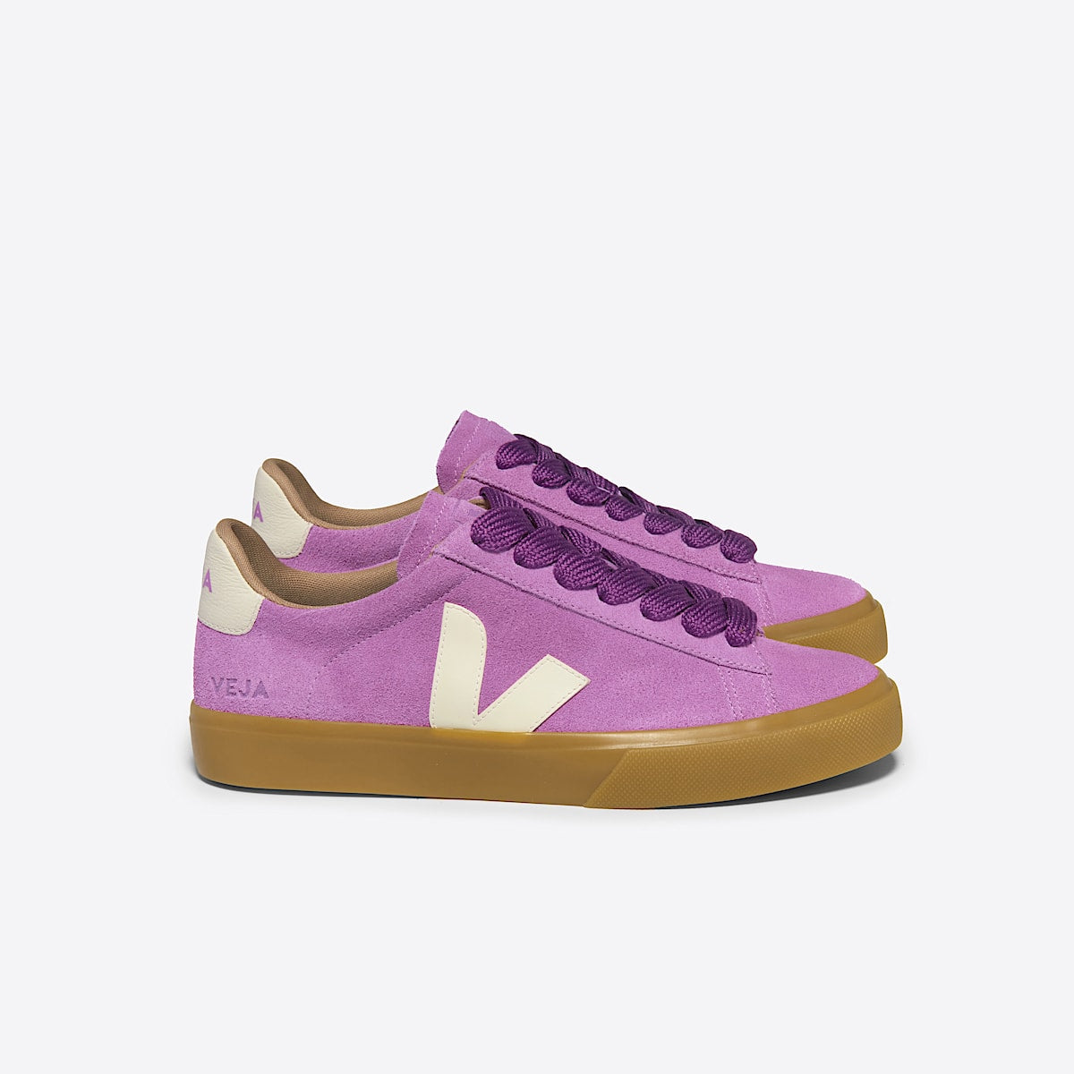 VEJA Campo Bold Suede Mulberry Pierre