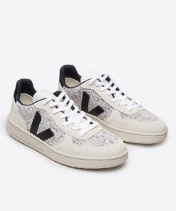 Alternative view of VEJA V-10 Flannel Snow Black
