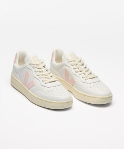 Alternative view of VEJA V-90 Leather White Petale