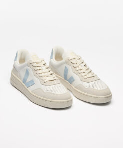 Alternative view of VEJA V-90 Leather White Steel
