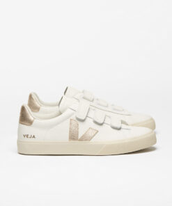 VEJA Recife Leather White Platine