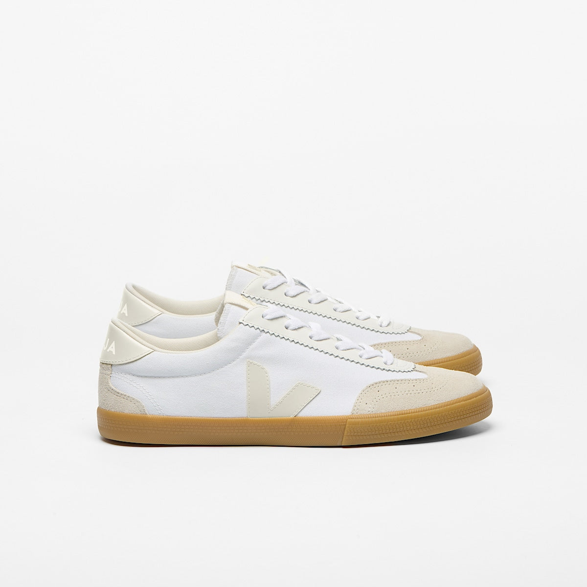VEJA Volley Canvas White Pierre Natural