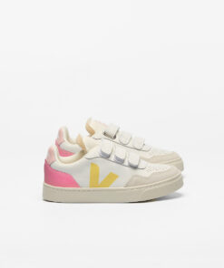 VEJA V-90 Leather White Aurora Glimmer
