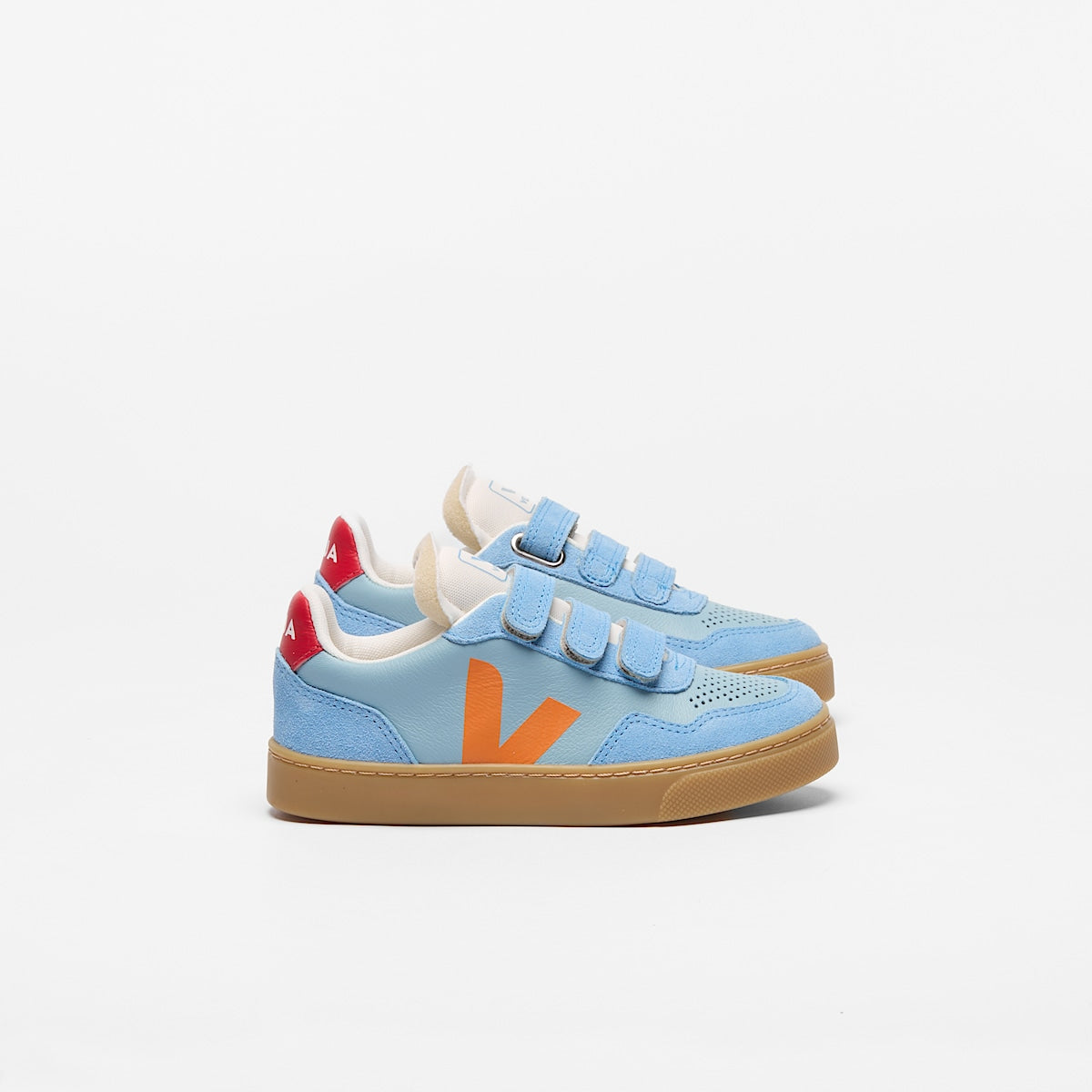 VEJA V-90 Leather Steel Fury Natural