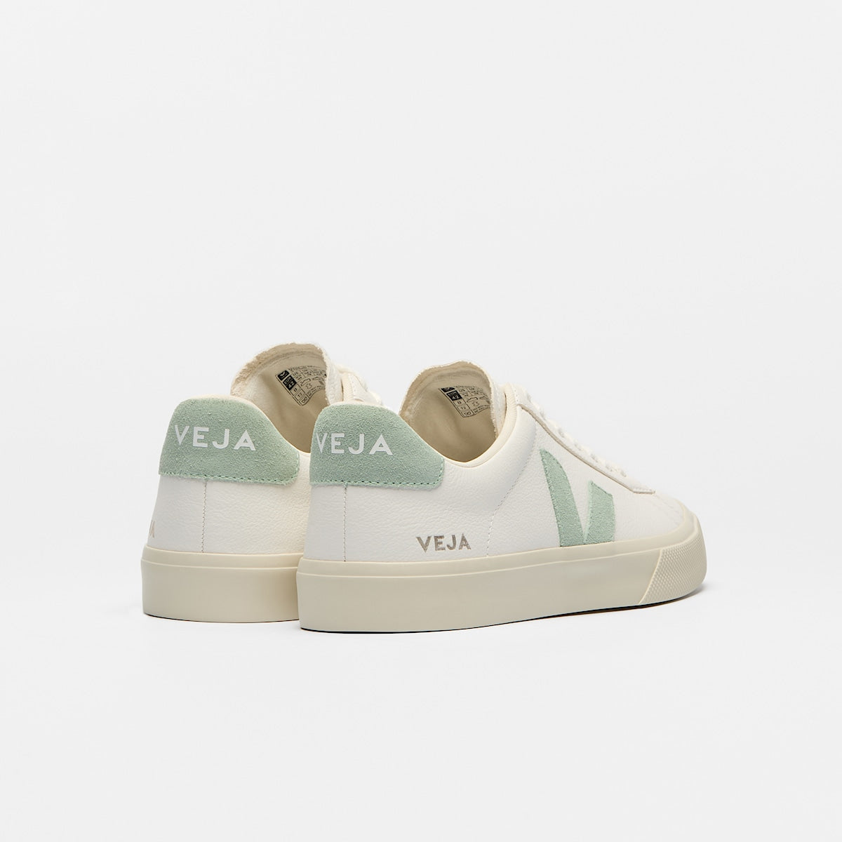 VEJA Campo Leather White Matcha - Image 3