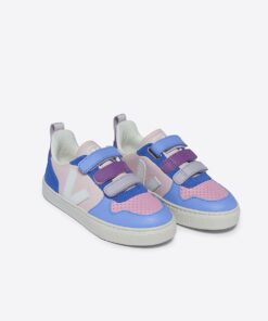 Alternative view of VEJA V-10 Leather Multico Petale White