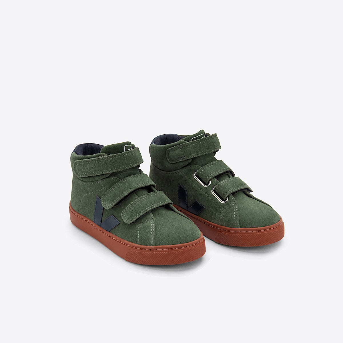 VEJA Esplar Mid Suede Mud Nautico Rust Sole - Image 3