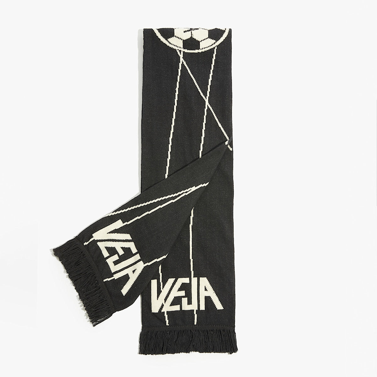 VEJA Scarf Panenka Cotton Black