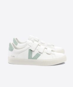 VEJA Recife Leather White Matcha