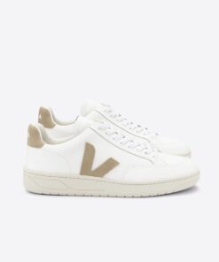 VEJA V-12 Leather White Dune