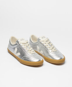 Alternative view of VEJA Volley Leather Silver White Natural
