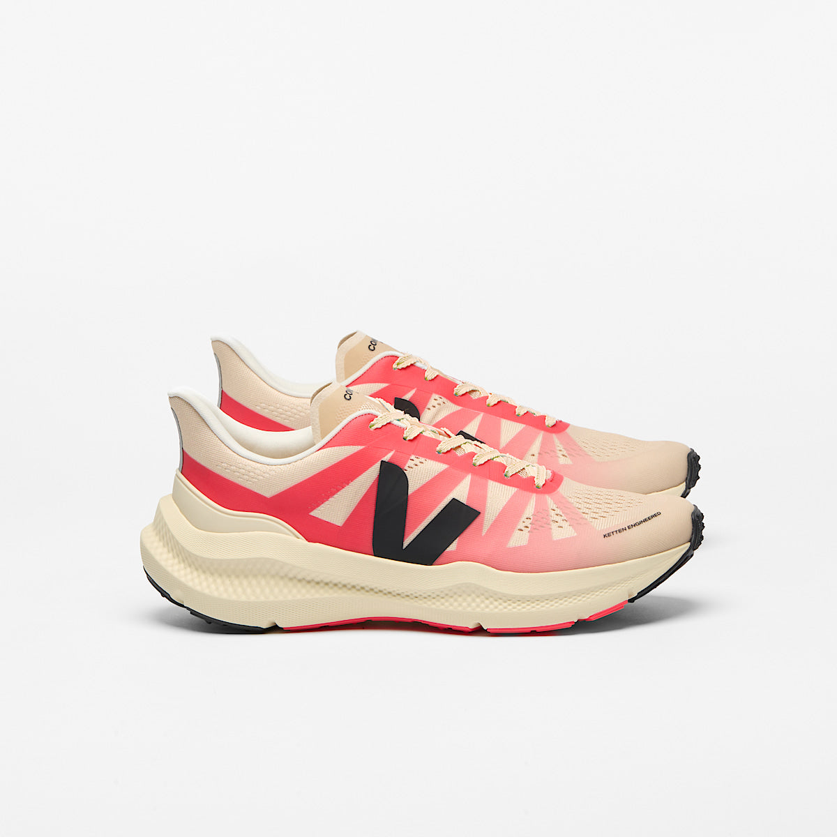 VEJA Condor 3 Advanced Engineered-Mesh Rose Gradient Calcaire