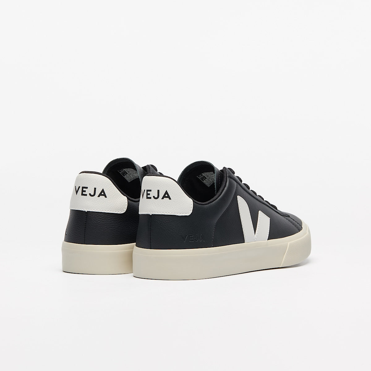 VEJA Campo Leather Black White - Image 3