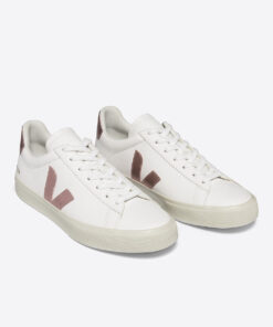 Alternative view of VEJA Campo Leather White Nacre