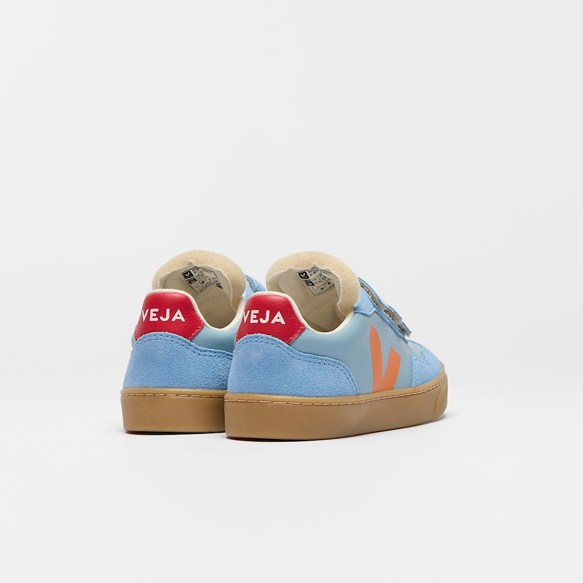 VEJA V-90 Leather Steel Fury Natural - Image 3