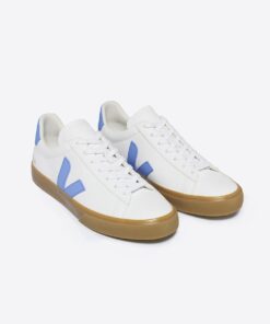 Alternative view of VEJA Campo Leather White Aqua Natural