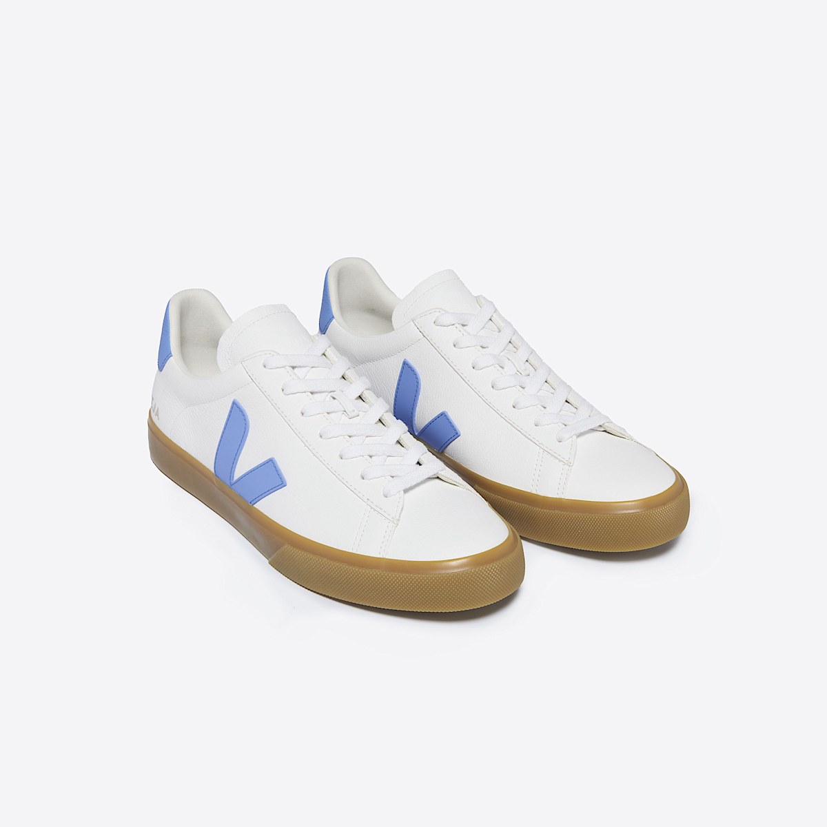 VEJA Campo Leather White Aqua Natural - Image 2