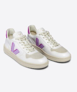 Alternative view of VEJA V-10 CWL White Orchid Ultraviolet