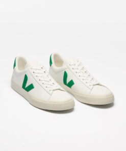 Alternative view of VEJA Campo Leather White Emeraude