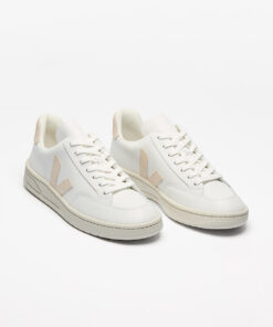 Alternative view of VEJA V-12 Leather White Sable