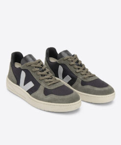 Alternative view of VEJA V-10 Ripstop Black Oxford Grey Mud