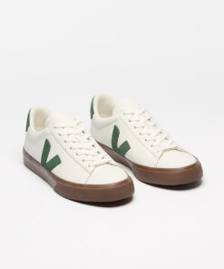 Alternative view of VEJA Campo Leather White Cyprus Bark