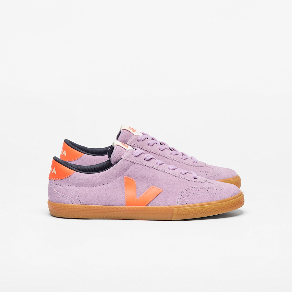 VEJA Volley Suede Orchid Fury Natural