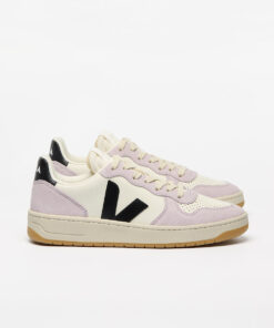 VEJA V-10 Leather Pure Black Parme