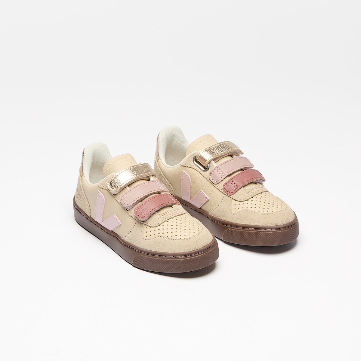 VEJA V-10 Leather x Bonpoint Areia Petale - Image 2