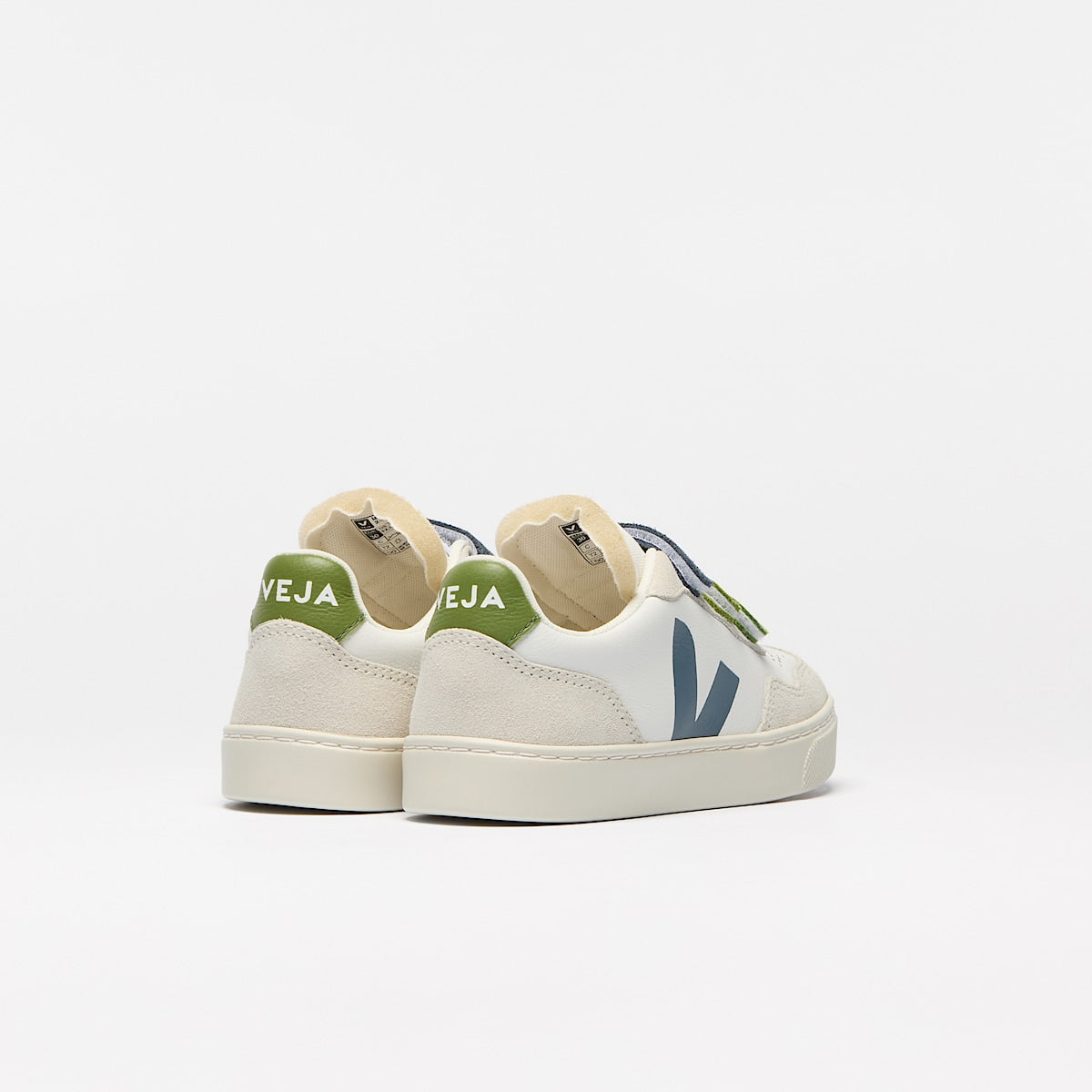 VEJA V-90 Leather Multico White California - Image 4