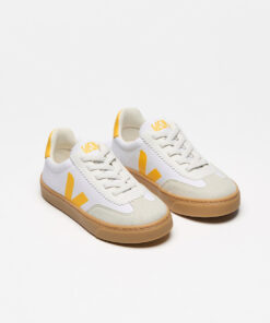 Alternative view of VEJA Volley Elastic Laces Canvas White Sunshine Natural