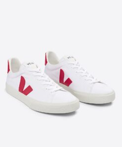 Alternative view of VEJA Campo Canvas White Pekin