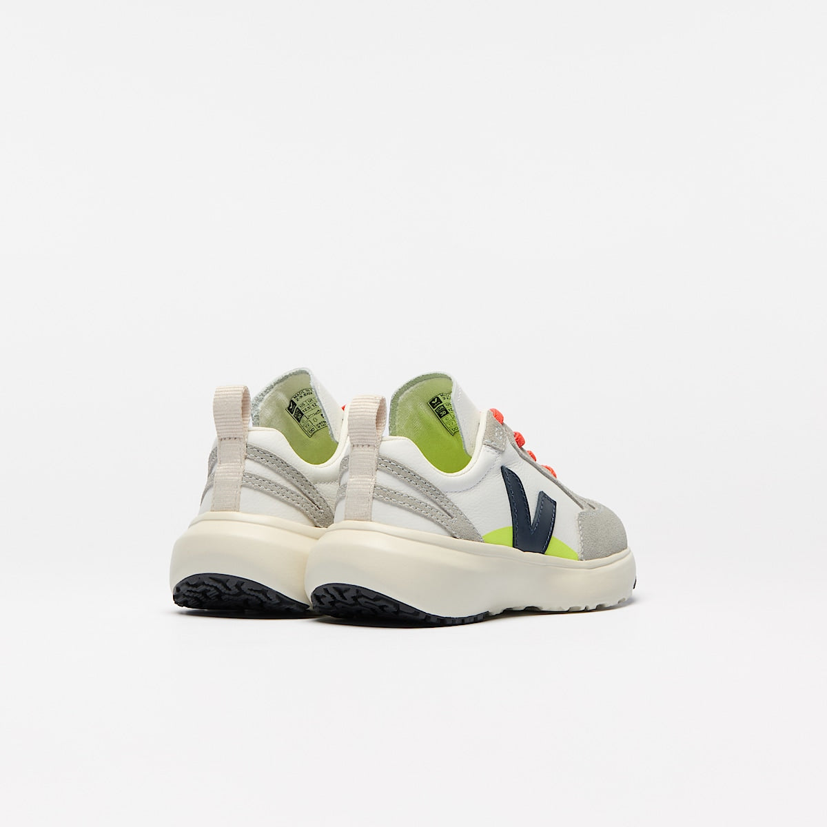 VEJA Canary Elastic Laces Leather White Nautico - Image 3