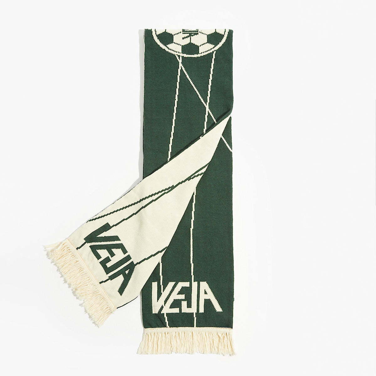 VEJA Scarf Panenka Cotton Dark Green