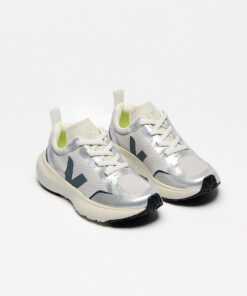 Alternative view of VEJA Canary Elastic Laces Alveomesh Grey California