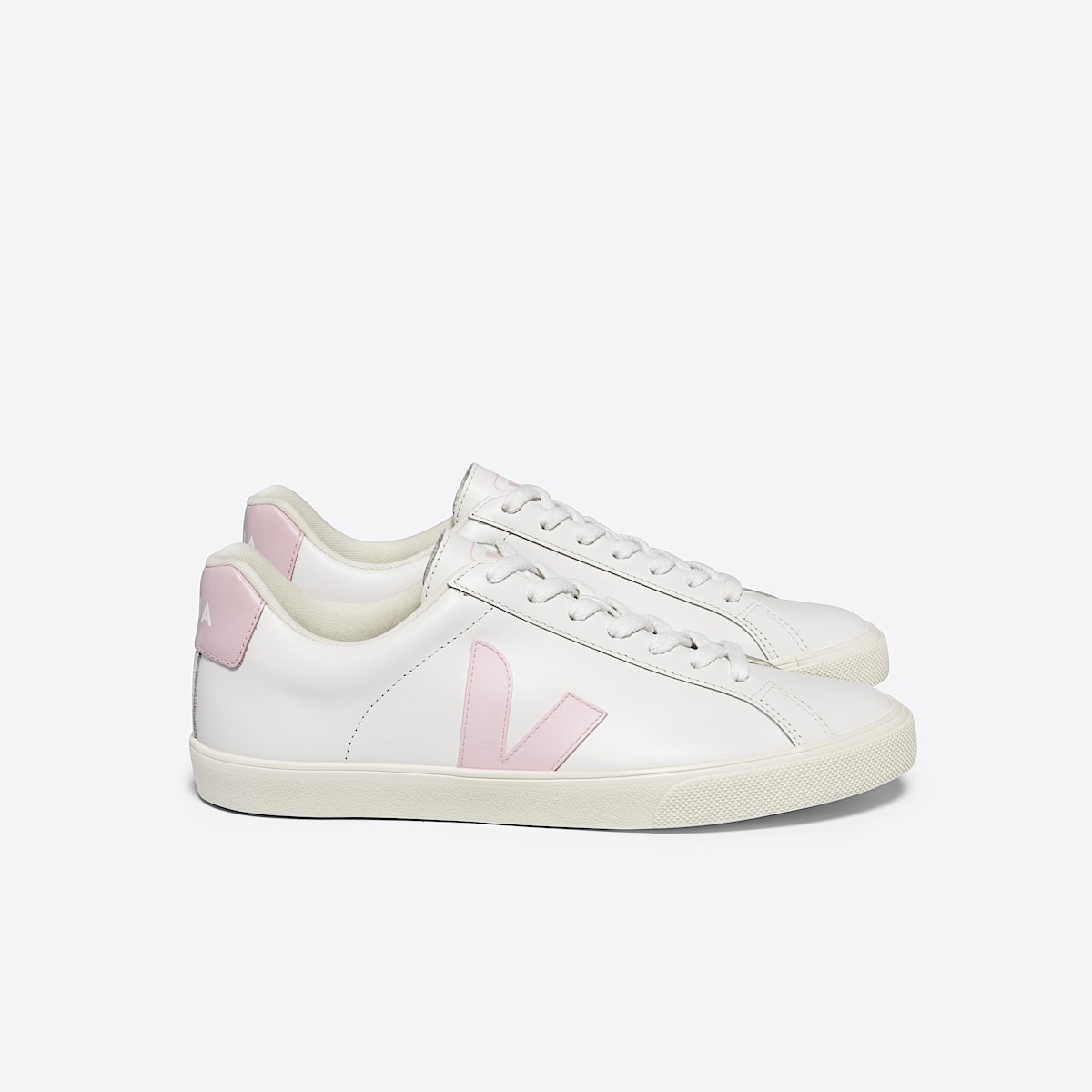 VEJA Esplar Leather White Petale
